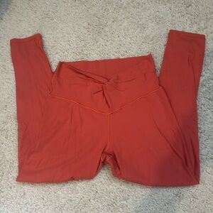 Offline by aerie leggings 7/8 size medium burnt orange real me xtra